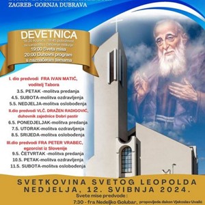 Proslava svetkovine sv. Leopolda Mandića u Dubravi